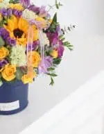 باکس گل سطلی سرمه ای - Image 2