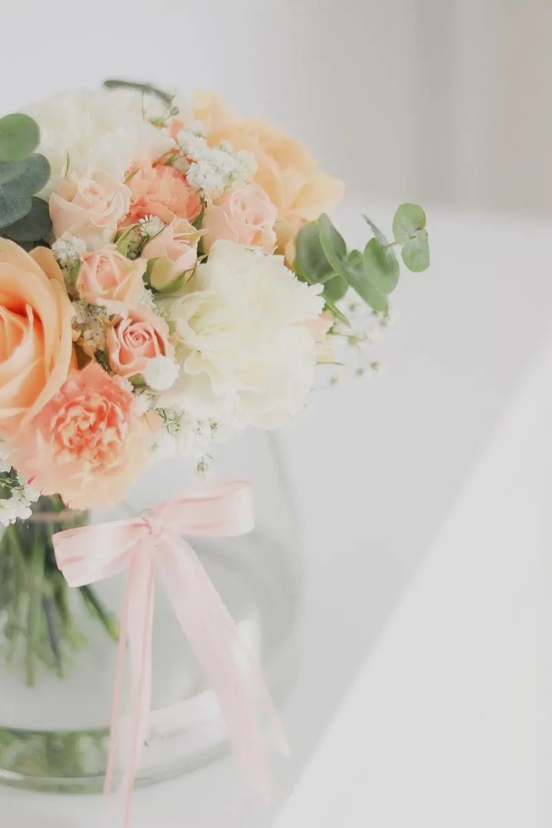 گل و گلدان رز نباتی - Image 2