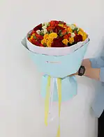 دسته گل رنگی