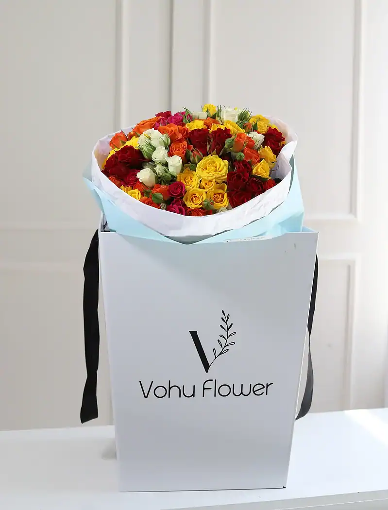 دسته گل رنگی - Image 2