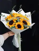 دسته گل گرد آفتابگردان