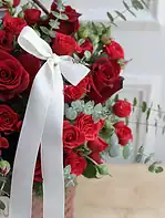 سبد گل رز قرمز - Image 2