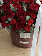 سبد گل رز قرمز - Image 3