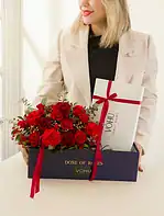 باکس گل و شکلات نانسی