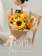 دسته گل آفتاب‌گردان رستا