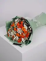 دسته گل رز مینیاتوری نارنجی دیانا - Image 2