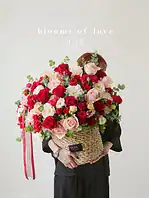 سبد گل حصیری ایلا