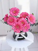 جار گل ژربرا صورتی دلاریس