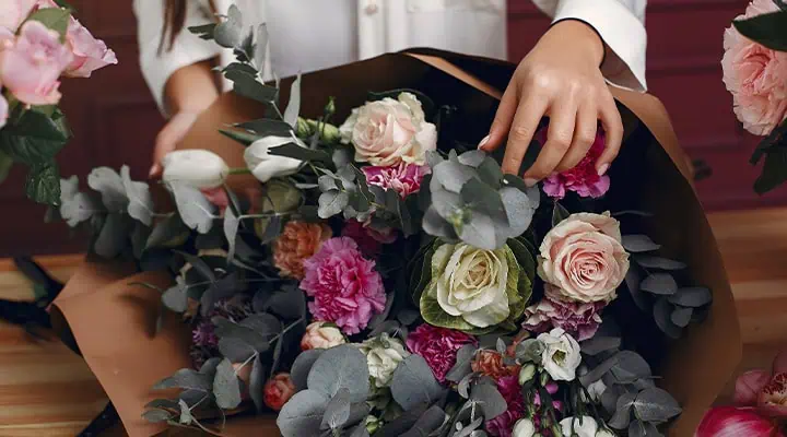 دیزاین دسته گل