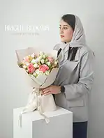 دسته گل رز ژولیت صورتی درنیکا - Image 2