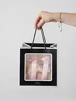 باکس گل رز جاودان صورتی هانیسا - Image 3