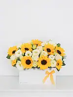 باکس گل رز و آفتابگردان ملودی