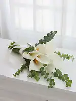 دسته گل عروس شیپوری ستین - Image 2