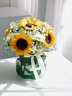 جار گل گرد آفتابگردان سودا - Image 2