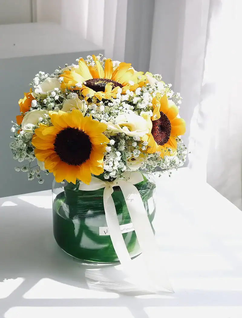 جار گل گرد آفتابگردان سودا - Image 2