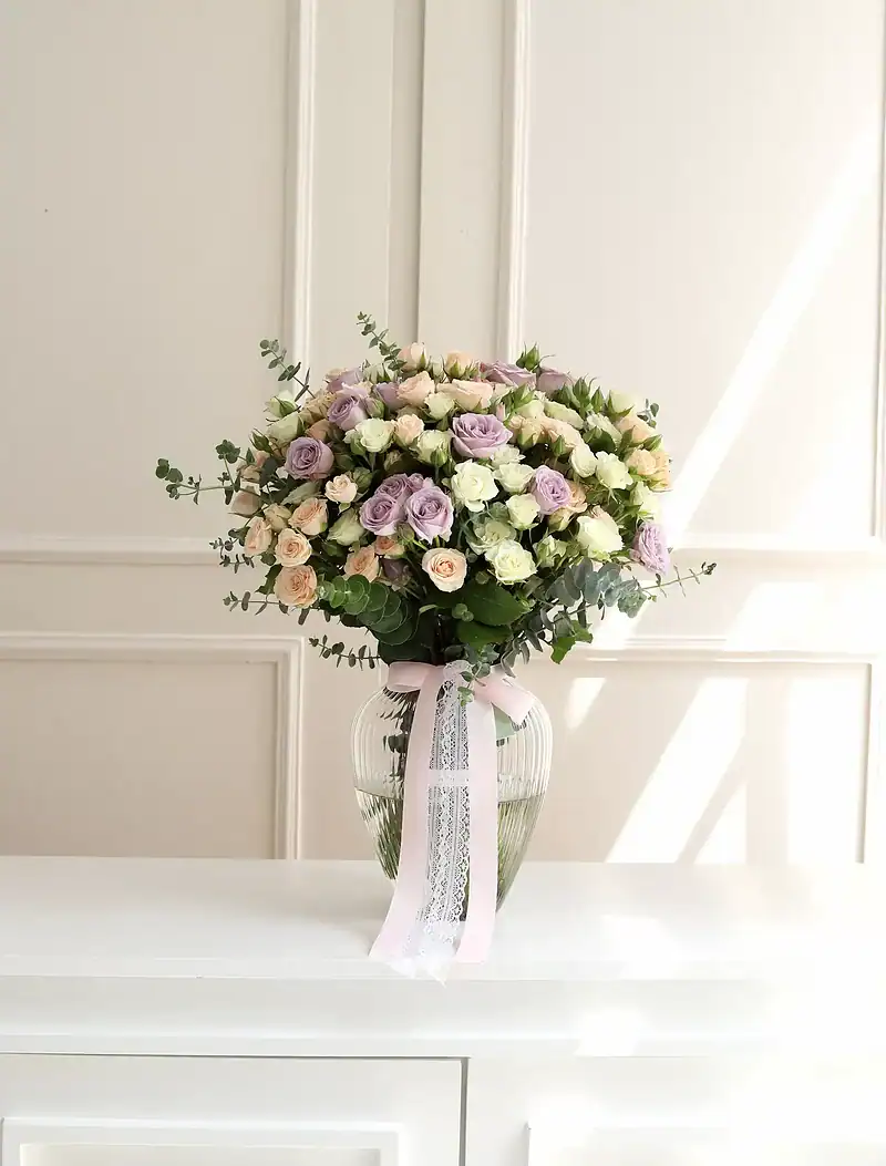 جار گل ترکیبی رز مینیاتوری - Image 1