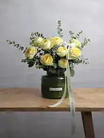 جار گل ژولیت زرد رهام