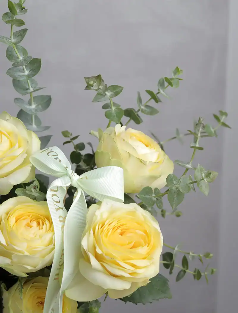 جار گل ژولیت زرد رهام - Image 2