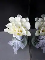 دسته گل عروس ۱۵ شاخه شیپوری - Image 3