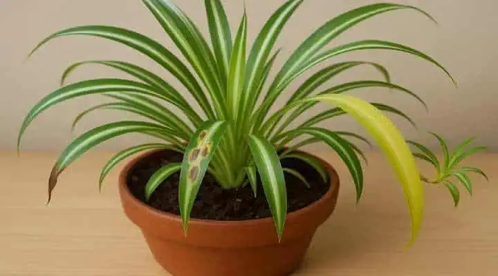 نوک برگهای قهوهای شده گل گندمی به دلیل خشکی هوا