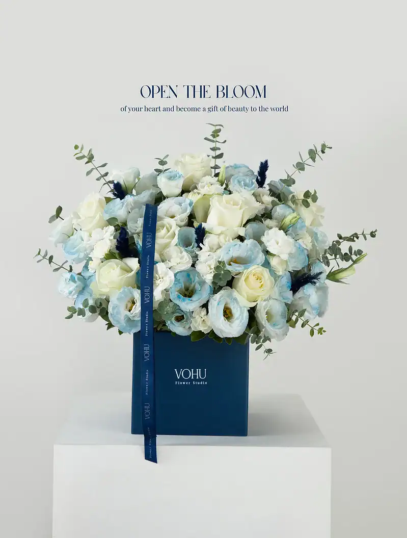 باکس گل سرمه‌ای دیاکو - Image 1