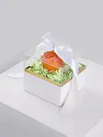 باکس گل رز جاودان نارنجی ماتیار - Image 2