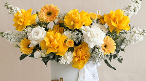 باکس گل پاییزی با رنگ های ملایم