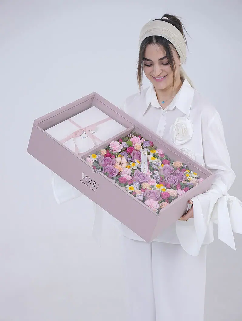 باکس گل فلت + جعبه کوکی تیاناز - Image 2